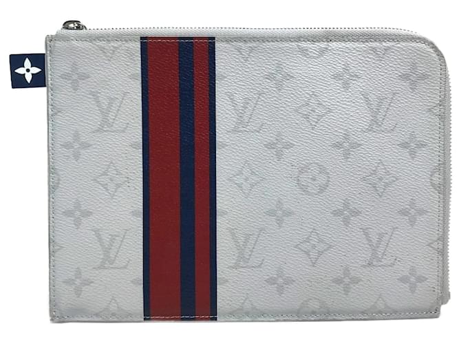 Louis Vuitton M61745 Monogram Clutch Bag White  ref.1457388