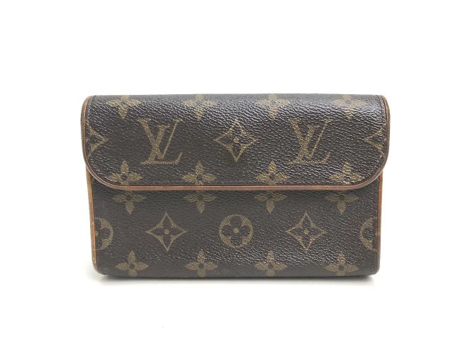 Pochette taille Louis Vuitton M51855 Monogram Marron