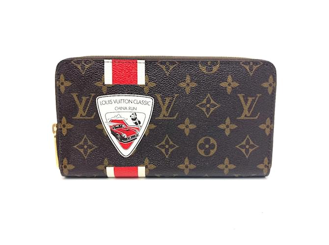 Louis Vuitton Monogram Zippy Organizer Long Wallet Brown  ref.1457427
