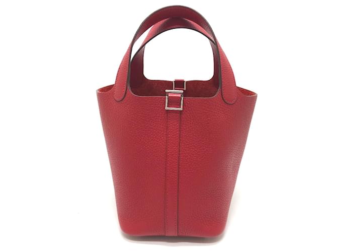 Hermès Hermes Handbag in Rouge Kazak Red Leather  ref.1457510