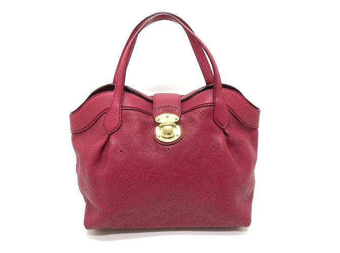 Louis Vuitton Monogram Mahina Handtasche M93817 Rot