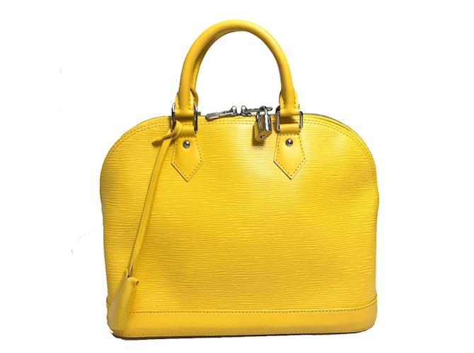 Tote Bag Epi M40951 von Louis Vuitton Gelb Leder ref.1457577 