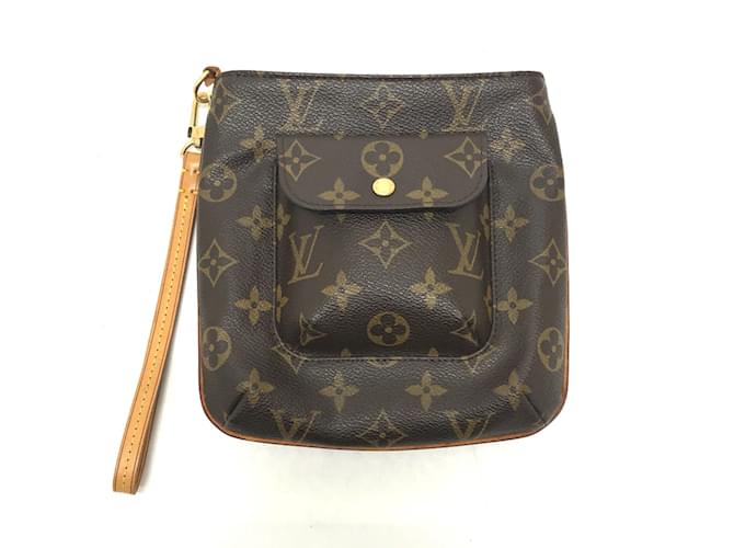 Monogram Pochette M51901 von Louis Vuitton Braun ref.1457622 