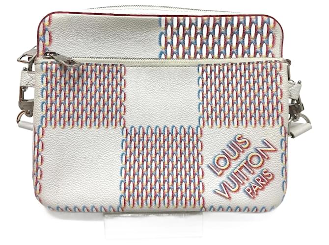Louis Vuitton Damier Giant Spray Shoulder Bag White  ref.1457625