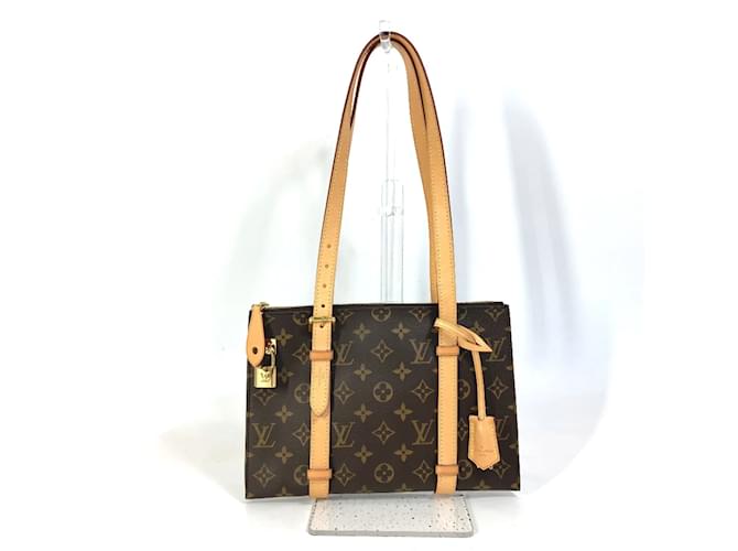 Monogramm Schultertasche Louis Vuitton Braun ref.1457632 - Joli Closet 