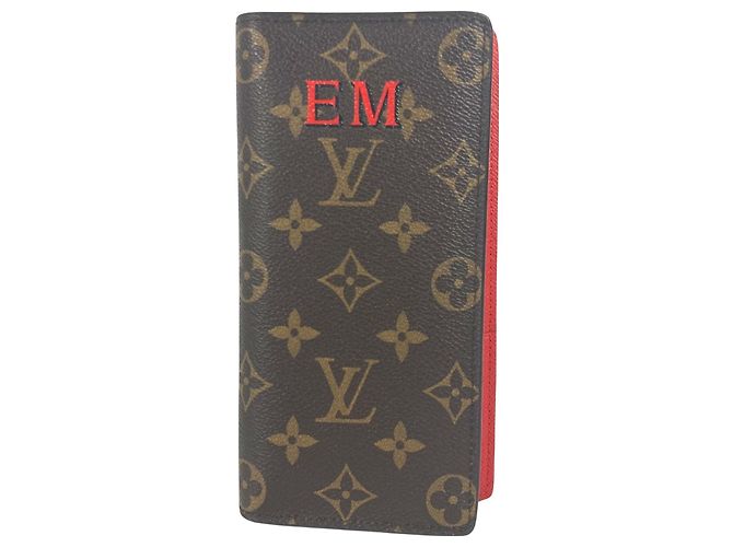 Louis Vuitton Brazza Red