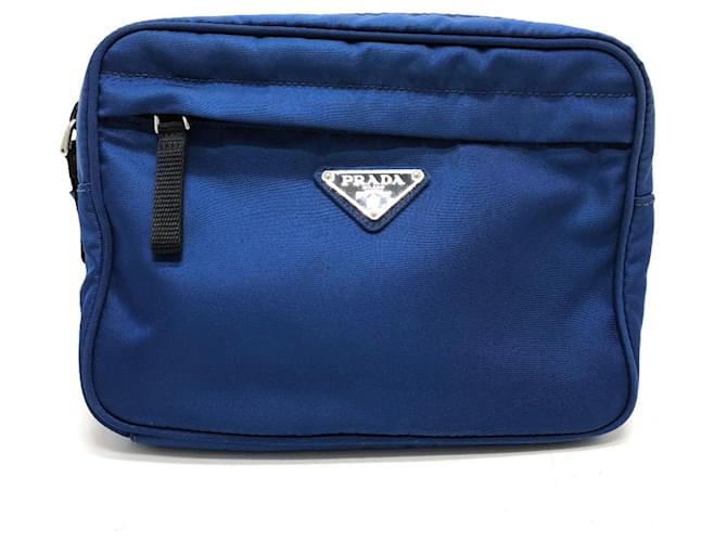 Prada Tessuto Blue Synthetic  ref.1457705