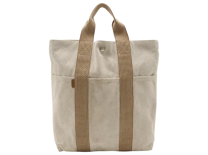 Hermès Herline Toile Beige  ref.1457721