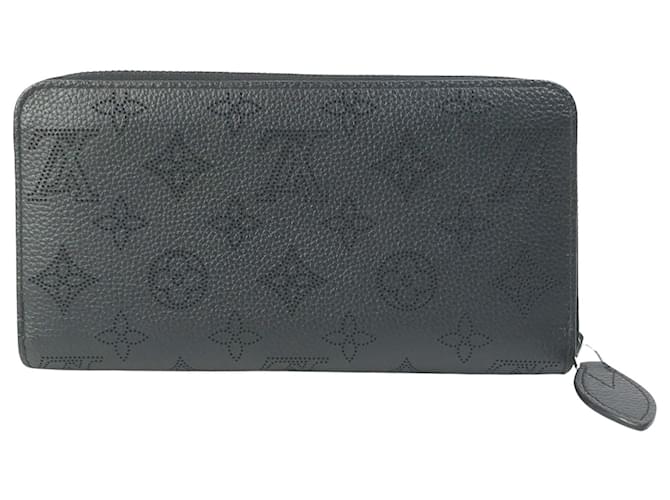 Portefeuille zippy Louis Vuitton Cuir Noir  ref.1457796