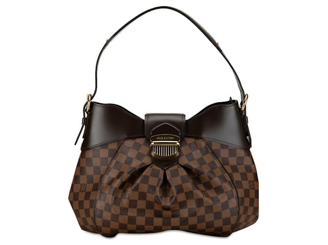 Louis Vuitton Sistina Castaño Cuero  ref.1457802