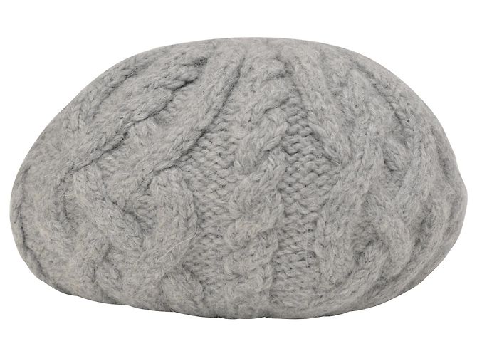 Eugenia Kim Jamie Alpaca Beret In Light Grey Wool ref  display picture 1