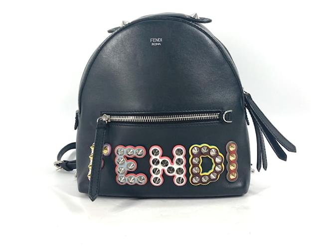 Fendi Black Leather  ref.1458600