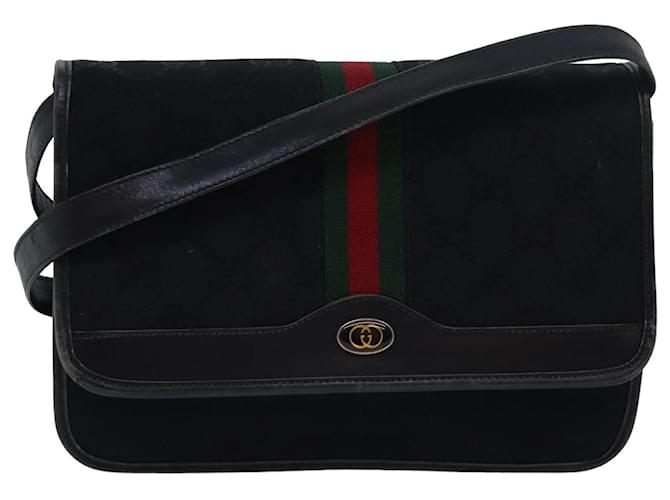 Gucci Ophidia Preto Lona  ref.1458630