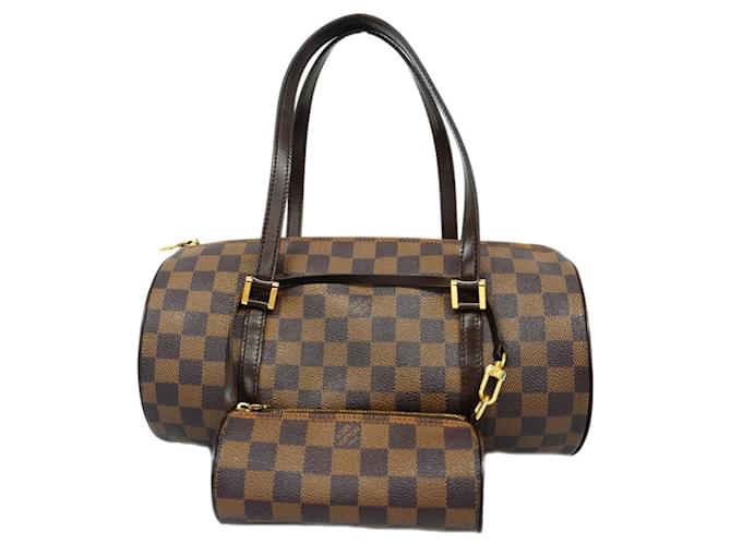 Louis Vuitton Handtasche Damier Papillon 30 N51303 Ebenholz Damier ebene Leinwand  ref.1458653