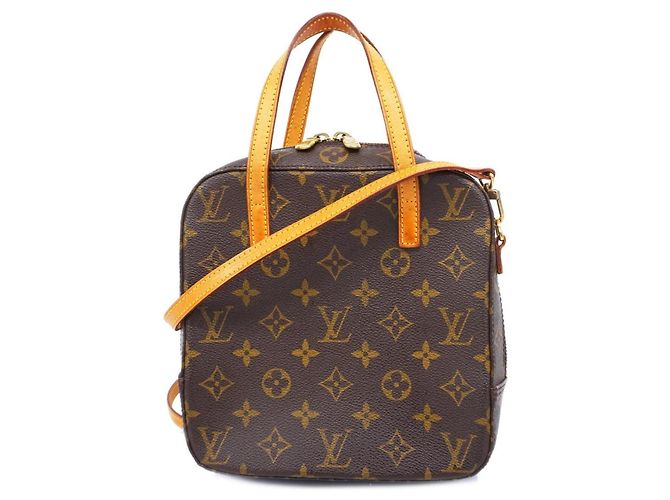 Louis Vuitton Monogram Spontini Handtasche Braun ref.1459088