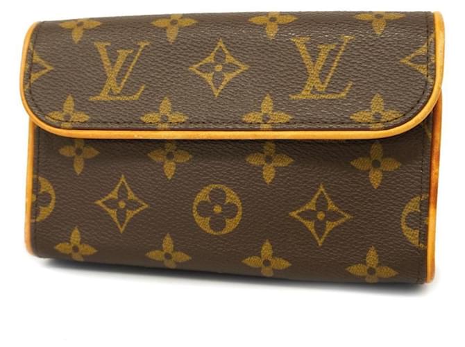 Louis Vuitton Pouch Monogram Pochette Florentine M51855 Brown  ref.1459321