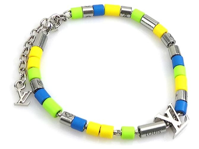 Bracelet Charm LV Sunrise de Louis Vuitton Métal Résine Argenté Multicolore  ref.1459395