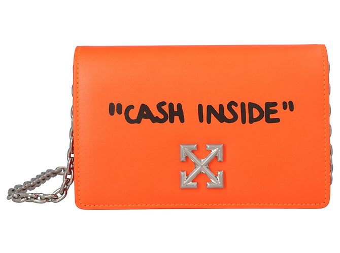 Borsa a tracolla Off White Jitney 0.5 Arancione