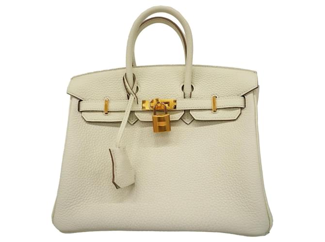 Hermès Bolso Hermes Birkin 25 Cuero  ref.1461656