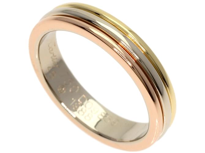 Cartier Three Color Band Ring White gold Yellow gold Pink gold  ref.1461735