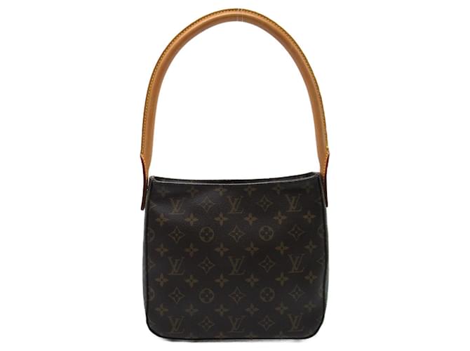 Borsa a Spalla Louis Vuitton Looping MM Marrone  ref.1461792