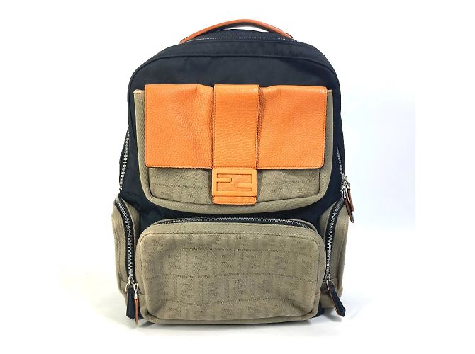 Fendi 7VZ048 Backpack Bag Black