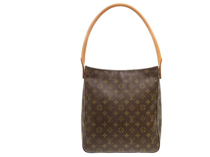 Bolso de Hombro Monogram Looping GM de Louis Vuitton Castaño Charol  ref.1461875