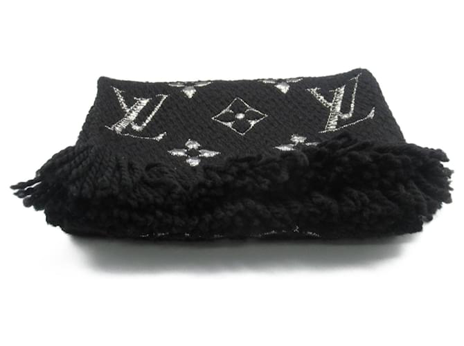 Louis Vuitton Black Wool Scarf  ref.1461928