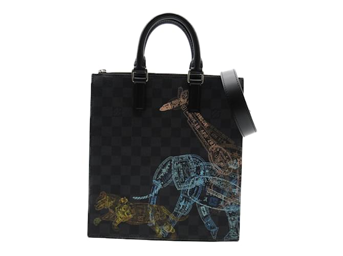 Bolso Mensajero Sac Plat Louis Vuitton Negro  ref.1461934