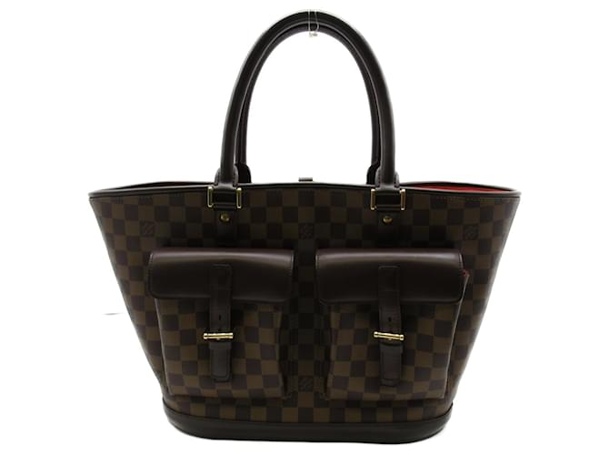 Sac fourre-tout marron Manosque Louis Vuitton  ref.1461951