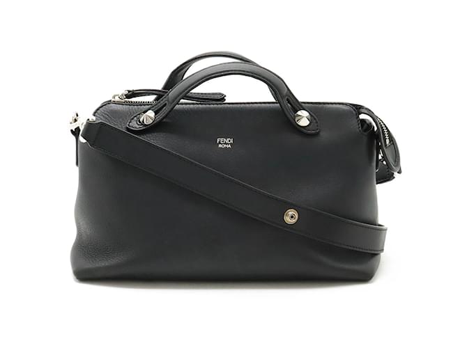 Fendi By The Way Borsa media Nero Pelle  ref.1462031