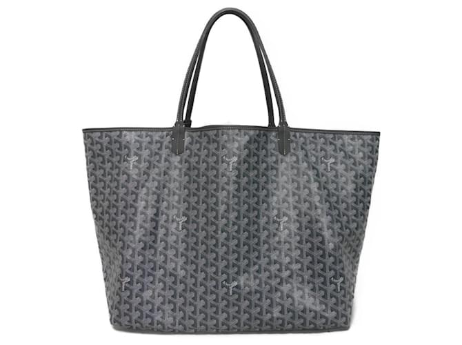 Goyard Saint Louis GM Tote Bag Brown Leather Cloth  ref.1462083