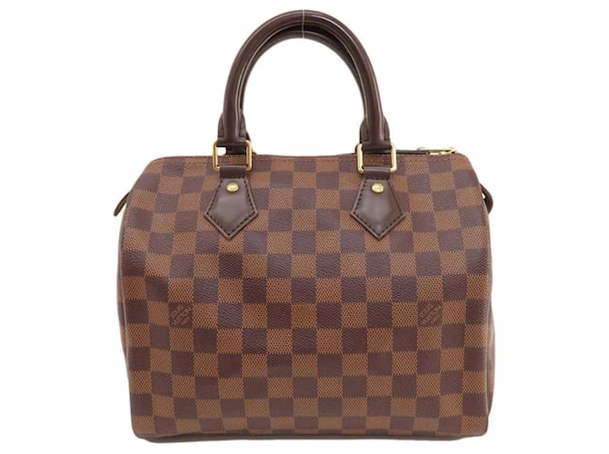 Sac à main Louis Vuitton N41532 Speedy 25 Damier Ebene Toile Damier ebène  ref.1462351