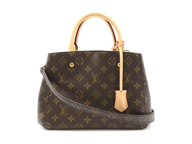 Louis Vuitton Montaigne BB Tote Bag Brown  ref.1462394