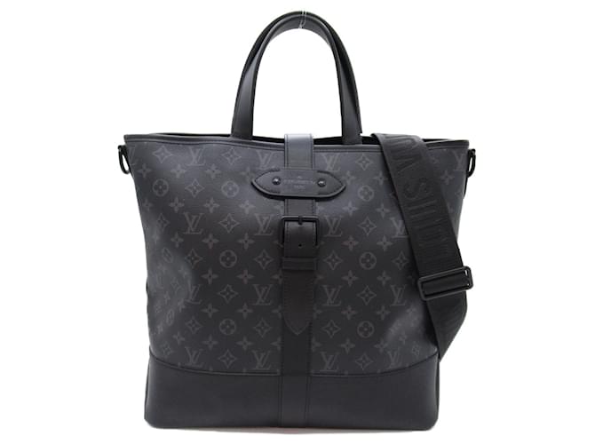 Louis Vuitton Somile Tote Bag Black  ref.1462420