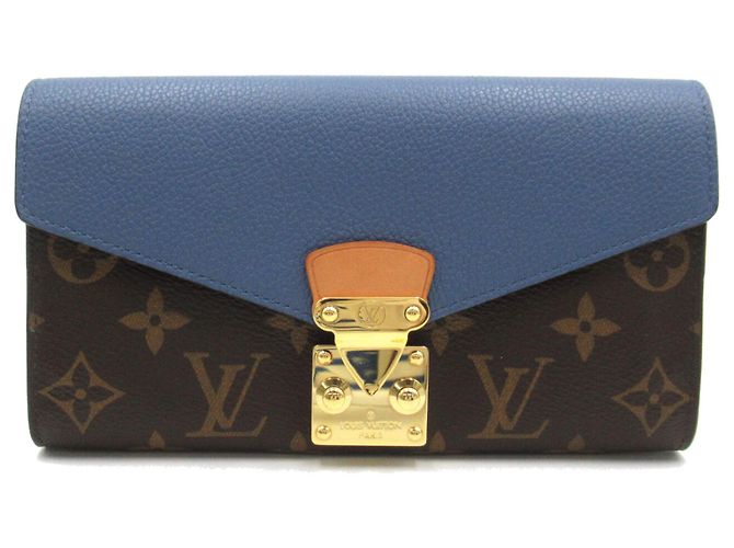 Cartera Pallas Long de Louis Vuitton Castaño