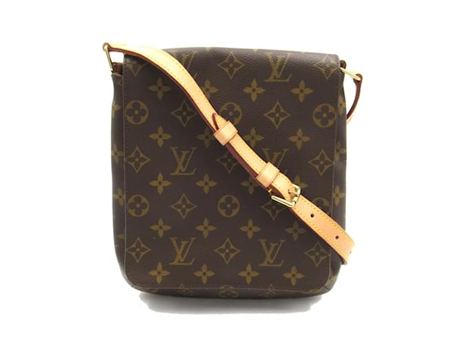 Sac à bandoulière court Musette Salsa de Louis Vuitton Marron  ref.1462464