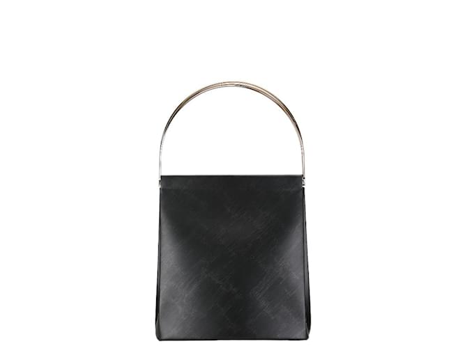 Sac à main en cuir noir Cartier Trinity  ref.1462524