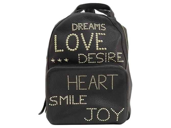 Leder Rucksack mit Nieten Sternmotiv von Red Valentino Schwarz ref.1462603 Joli Closet