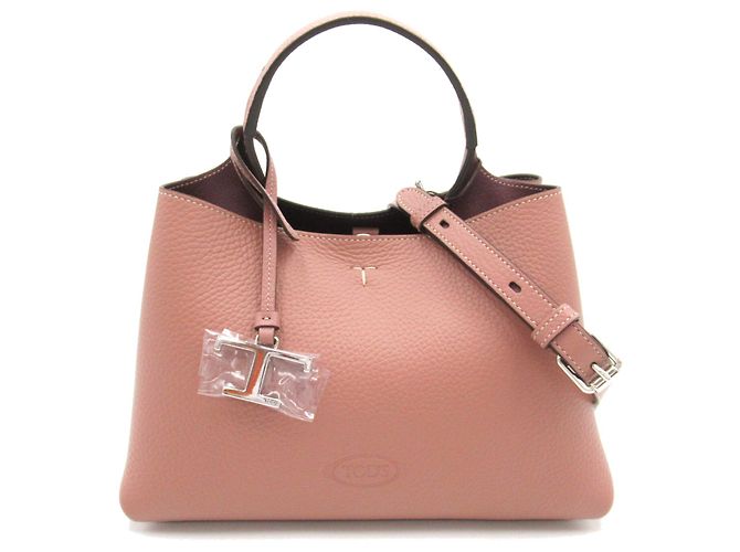 Tod's Pink Leather 2-Way Shoulder Bag