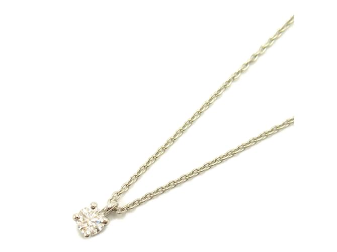 Collier en diamant solitaire Tiffany & Co. Platine  ref.1462817