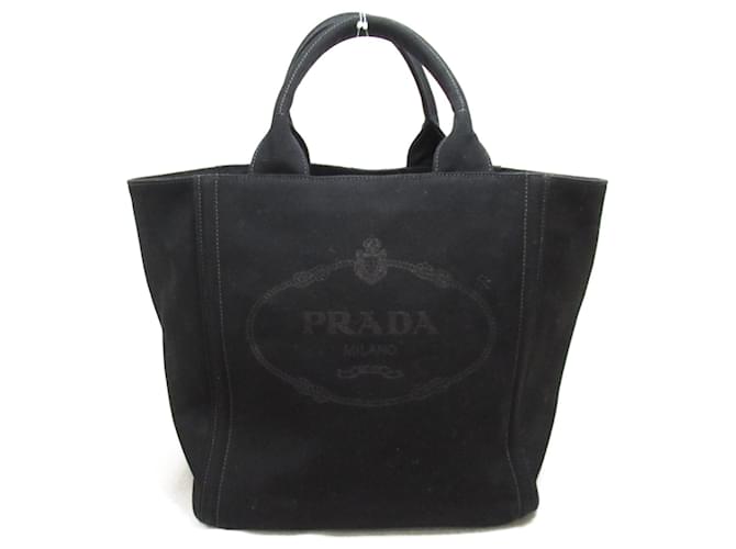 Tote Prada Canapa Handtasche Schwarz  ref.1462831