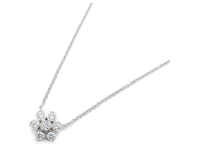 Tiffany & Co. Garden Flower Diamond Necklace Platinum  ref.1462839