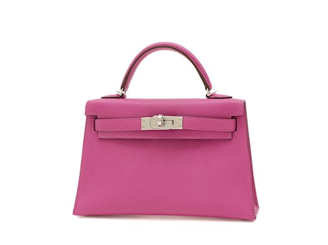 Hermès Hermes Kelly Do 2 Handbag in Chevre Magnolia Diamond  ref.1462886