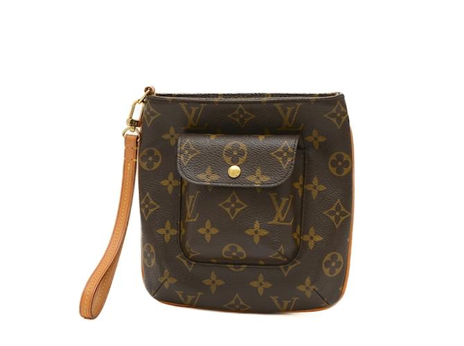 Borsa Clutch Partition Monogram Louis Vuitton Monogramma Pelle verniciata  ref.1462893