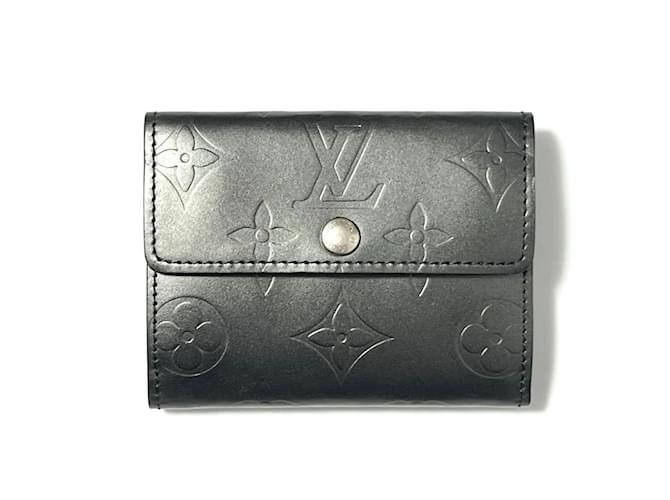 Estojo para moedas Ludlow em Monograma Matte Louis Vuitton Couro  ref.1462967