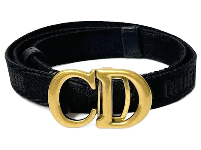 Christian Dior Women's Saddle Belt Black ref.1462994 - Joli