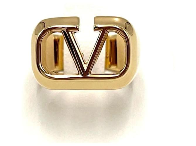 Valentino Garavani Women's V Logo Signature Band Ring Metal