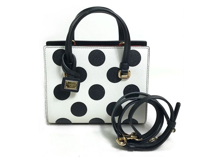 Mini borsa a spalla Dolce & Gabbana Bianco