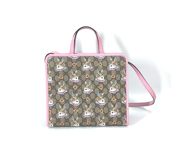 Borsa a mano 2WAY Rabbit per bambini Gucci Beige  ref.1463088